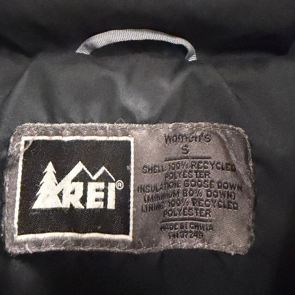 REI Co-op 650 Down Jacket Black Size Small Women's - Picture 10 of 11